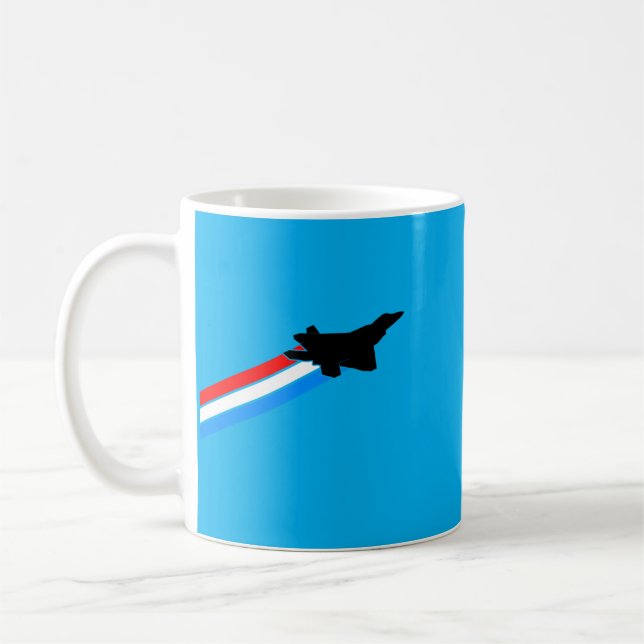 Mug Performance du chasseur F-22 Raptor (Gauche)