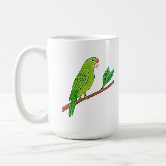 Mug Perico verde del trópico (Gauche)