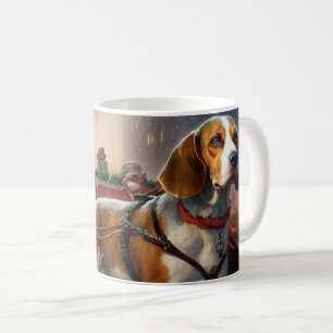 Mug Période de fêtes de Noël Beagle
