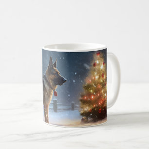 Mug Période de fêtes de Noël du Berger Allemand