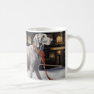 Mug Période de fêtes de Noël du Weimaraner