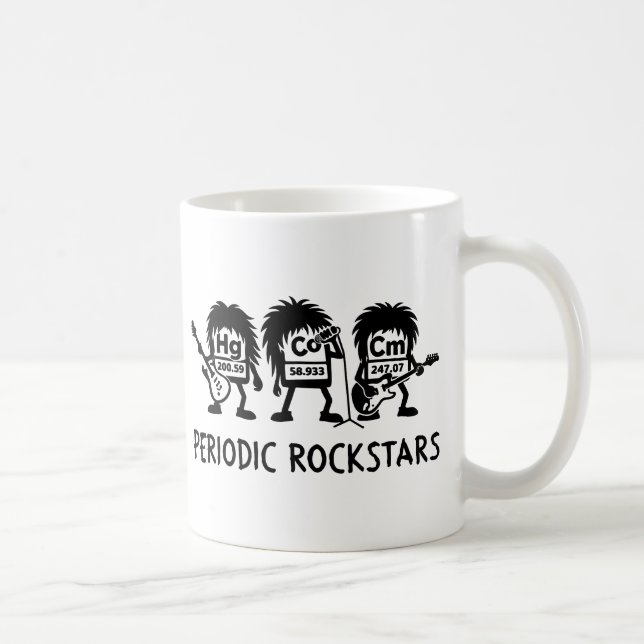 Mug Periodic Rockstars Chemistry Humor (Droite)