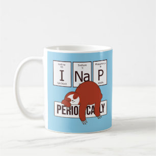 MUG PERIODIQUE TABLE SLOTH I NAP PÉRIODIQUEMENT