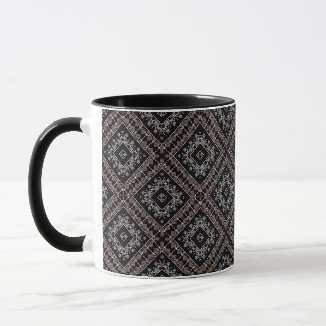 Mug Perles de décor ornemental transparent pour motif  (Gauche)