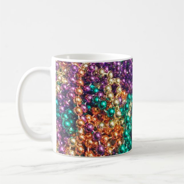 Mug Perles Mardi Gras (Gauche)