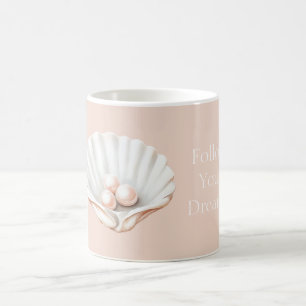 Mug Perles Rose Pêche Blush Coquillage
