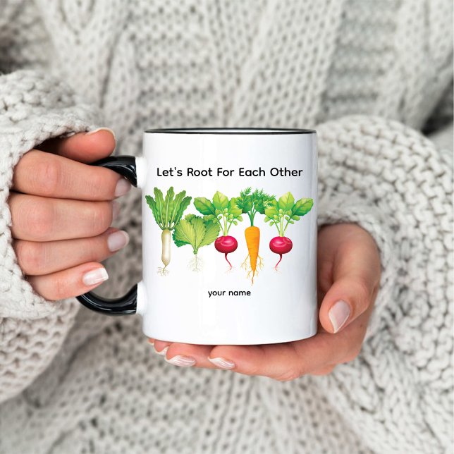 Mug Permet la racine pour l'autre amant de Plante de l (Lets Root For Each Other Vegetable Plant lover Coffee Mug)