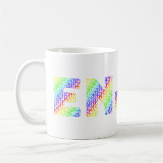 Mug Permettez-vous de PROFITER de couleurs arc-en-ciel