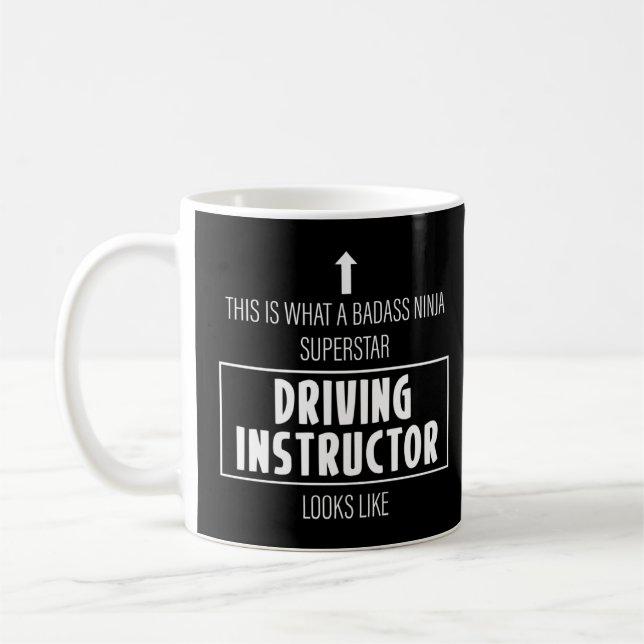 Mug Permis de conduire de l'instructeur de conduite (Gauche)