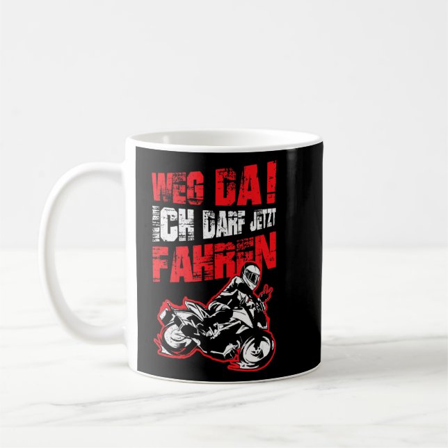 Mug Permis de conduite de moto - instruct de conduite (Gauche)