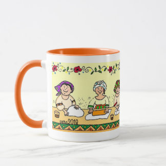 Mug perogies, pyrohy, pierogies, Ukrainien de Varenyky