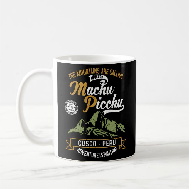 Mug Pérou Cusco Machu Picchu Llama Jersey (Gauche)
