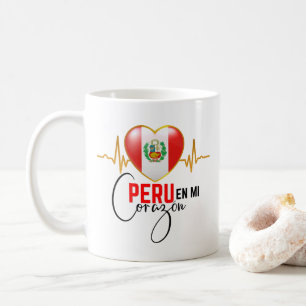 Mug Pérou en mi Corazon Fierté péruvienne