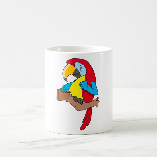 Mug Perroquet avec une serviette (Créateur téléchargé)