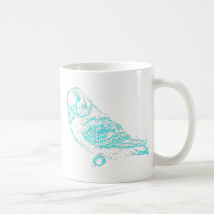 mug perroquet bleu budgie