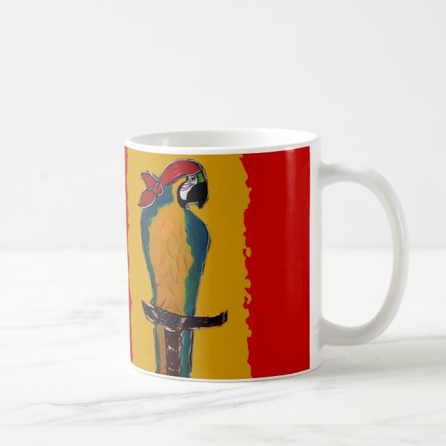 Mug Perroquet de pirates (Droite)