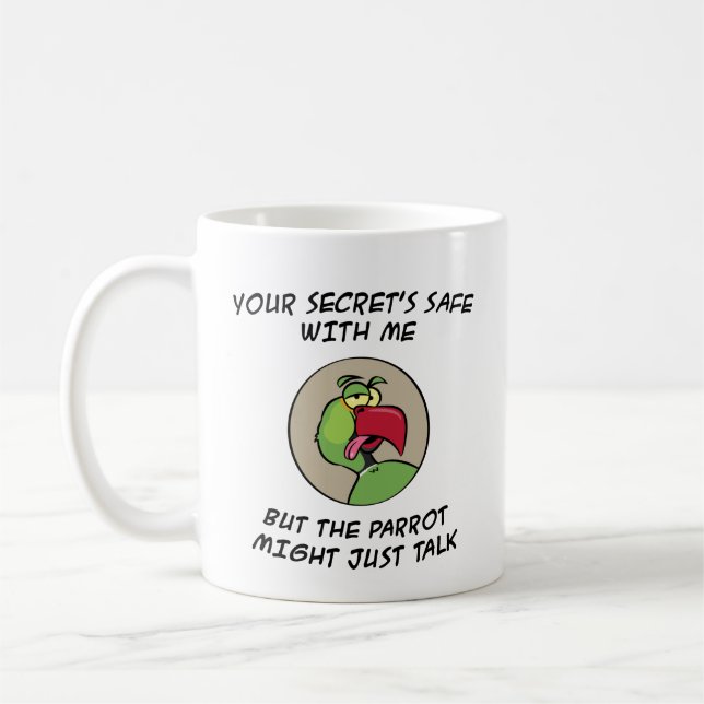 Mug Perroquet parlant de Ringneck d'Indien (Gauche)