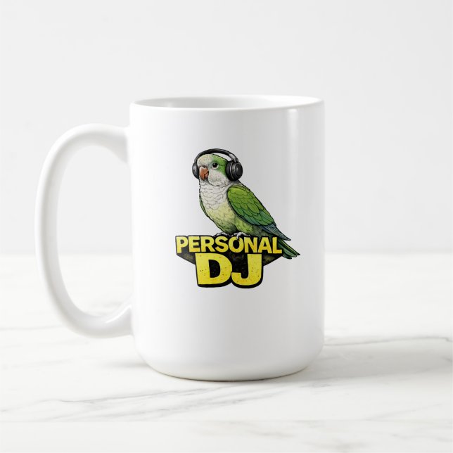 Mug Perroquet Quaker DJ personnel (Gauche)