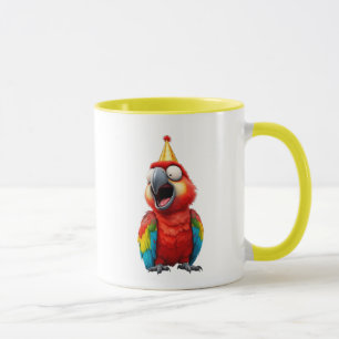 Mug Perroquet qui se prend pour un clown.