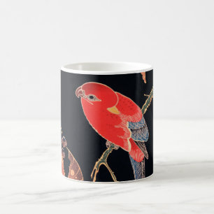 Mug Perroquet rouge sur la branche d'un arbre par Ito