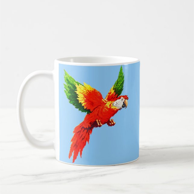 Mug perroquet volant (Gauche)