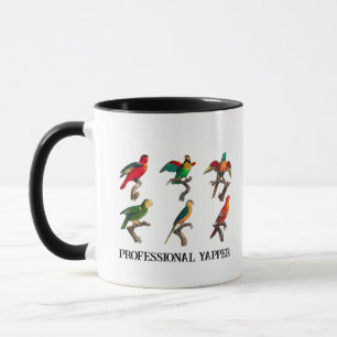 Mug Perroquets Yapper Professionnels Personnalisés
