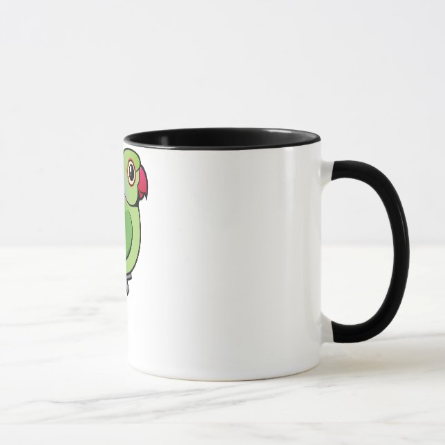 Mug perruche Rose-baguée (Droite)