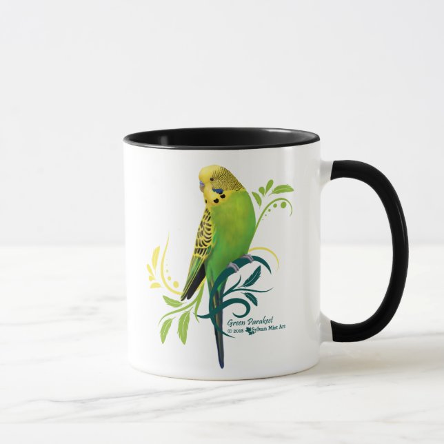 Mug Perruche verte (Droite)