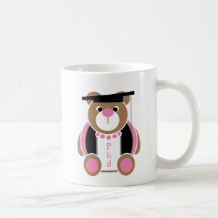 Mug Personalisé Phd mignon ours en peluche femelle