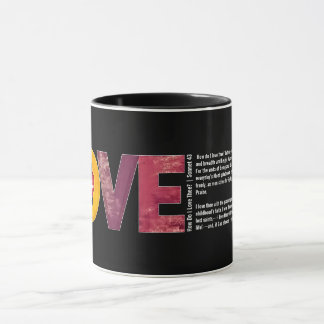Mug Personalizable Vintage Love Sonnet Valentine’s Day