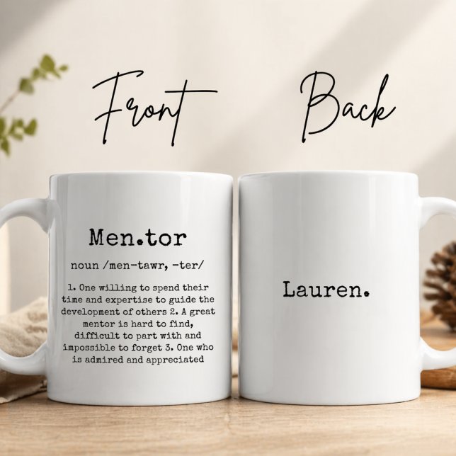 Mug Personalize Best Mentor Ever Custom Thank You Gift (Créateur téléchargé)