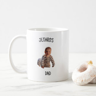 Mug Personalized Baby Photo with Name Dad & Mom Sides