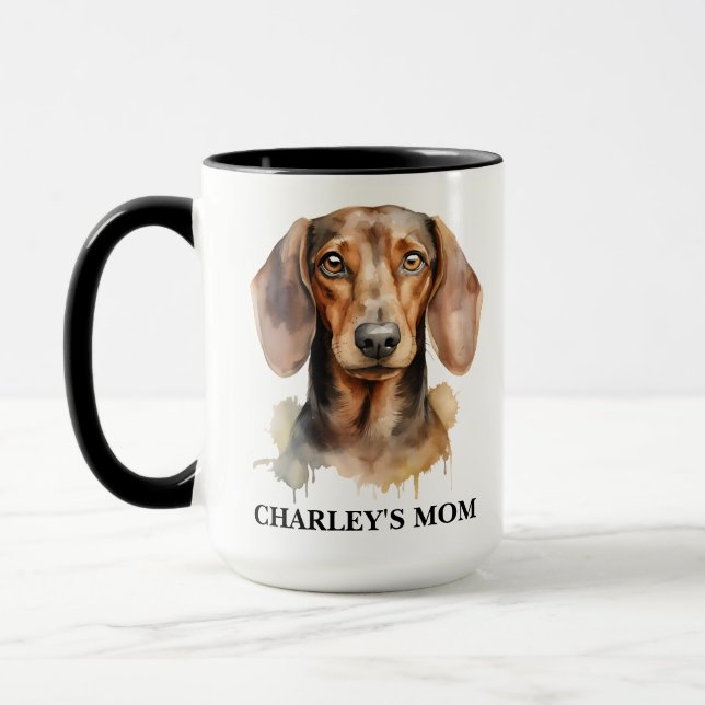 Mug Personalized Best Dog Mom  Photo | Mother’s Day (Gauche)