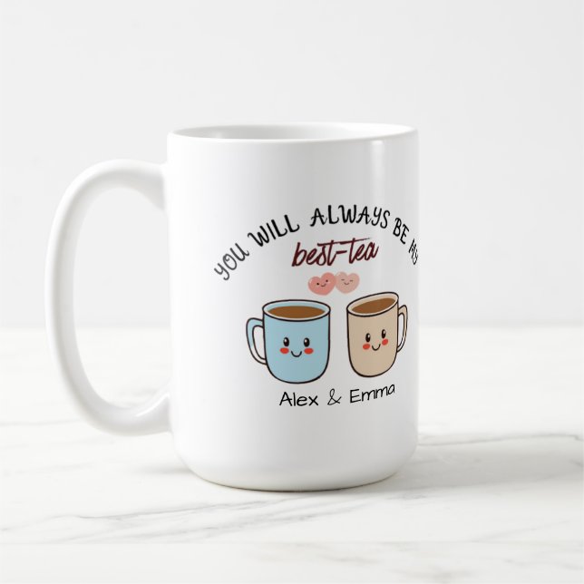 Mug Personalized Best-Tea Couple   (Gauche)