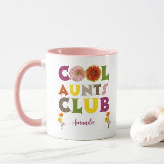 Mug Personalized Cool Aunts Club Coffee