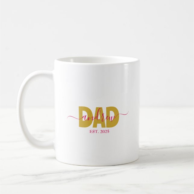 MUG PERSONALIZED DAD TO BE (Gauche)