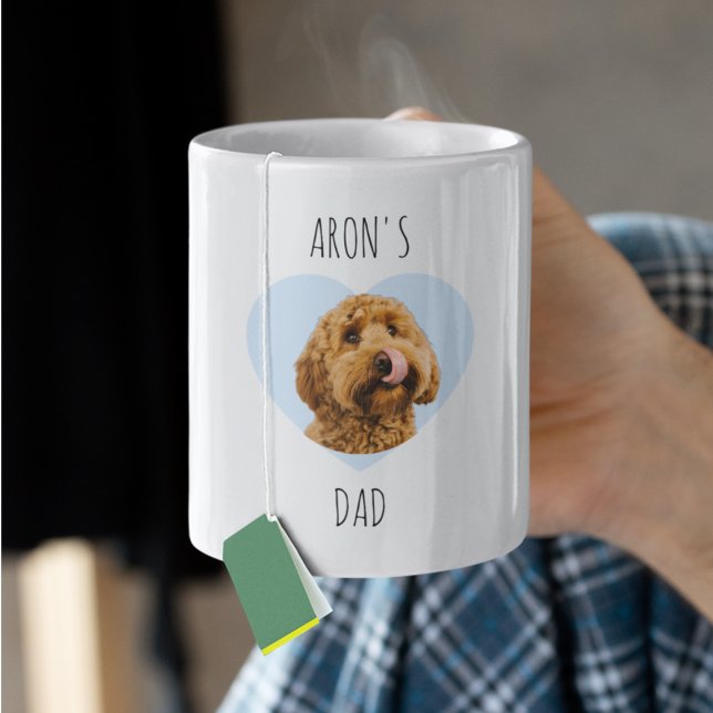 Mug Personalized Dog Dad Valentine | Custom Pet  (Créateur téléchargé)