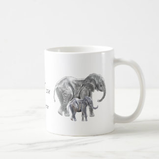 Mug Personalized elephant mother's day