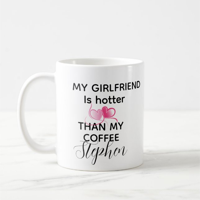 Mug Personalized funny valentines day 2026 love quote  (Gauche)