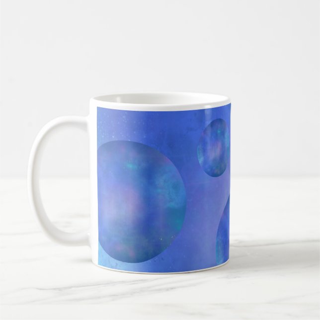Mug Personalized Galaxy Space Nebula Art - Custom text (Gauche)