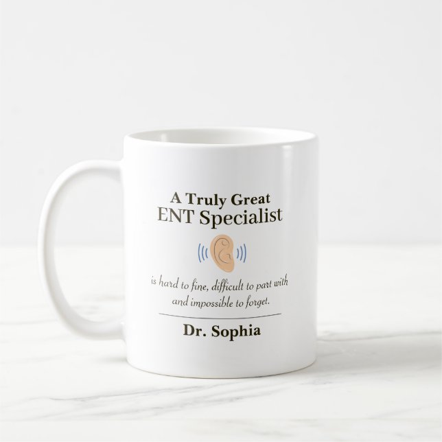 Mug Personalized Great ENT Specialist  (Gauche)