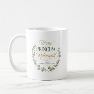 Mug Personalized Happy Principal Retirement Gift