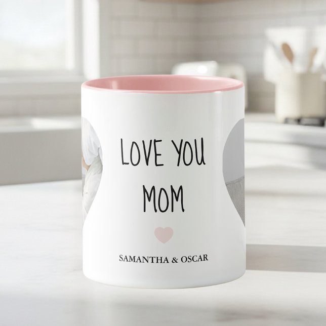 Mug Personalized “Love You Mom” Photo | Custom Gift (Créateur téléchargé)