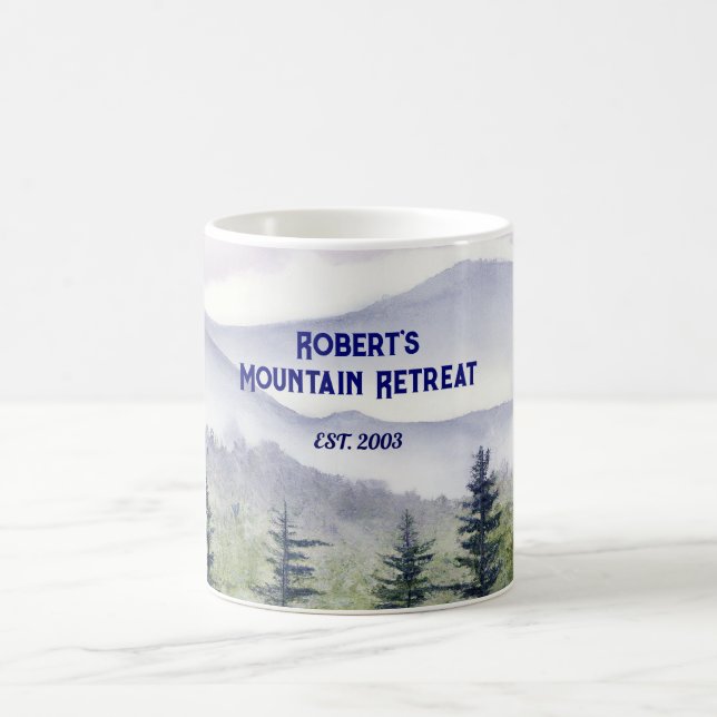 Mug Personalized Mountain Themed (Centre)