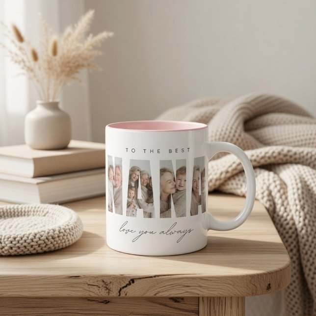 Mug Personalized NANA Photo | Custom Love You Always (Créateur téléchargé)
