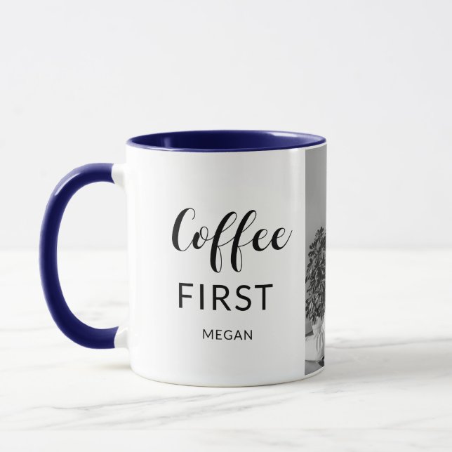 Mug Personalized Photo Gift for Morning Rituals (Gauche)