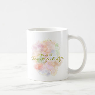 Mug Personalized Positive Quote Resin Art Typography
