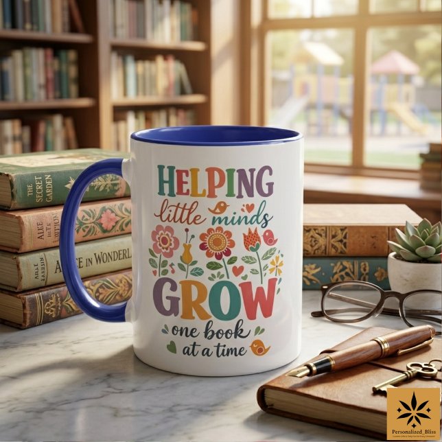 Mug Personalized School Librarian | Happy School  (Personalized School Librarian | Happy School Mug
)