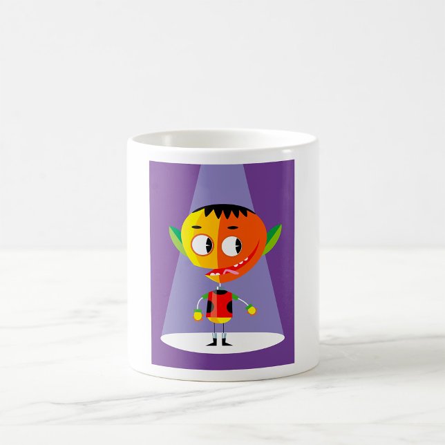 Mug Personnage à tête orange (Créateur téléchargé)