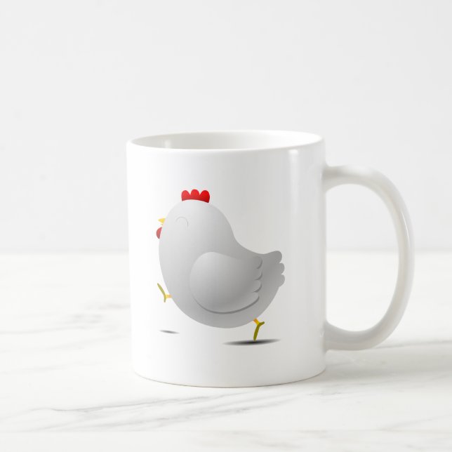 Mug Personnage de dessin animé happpy mignon de poulet (Droite)
